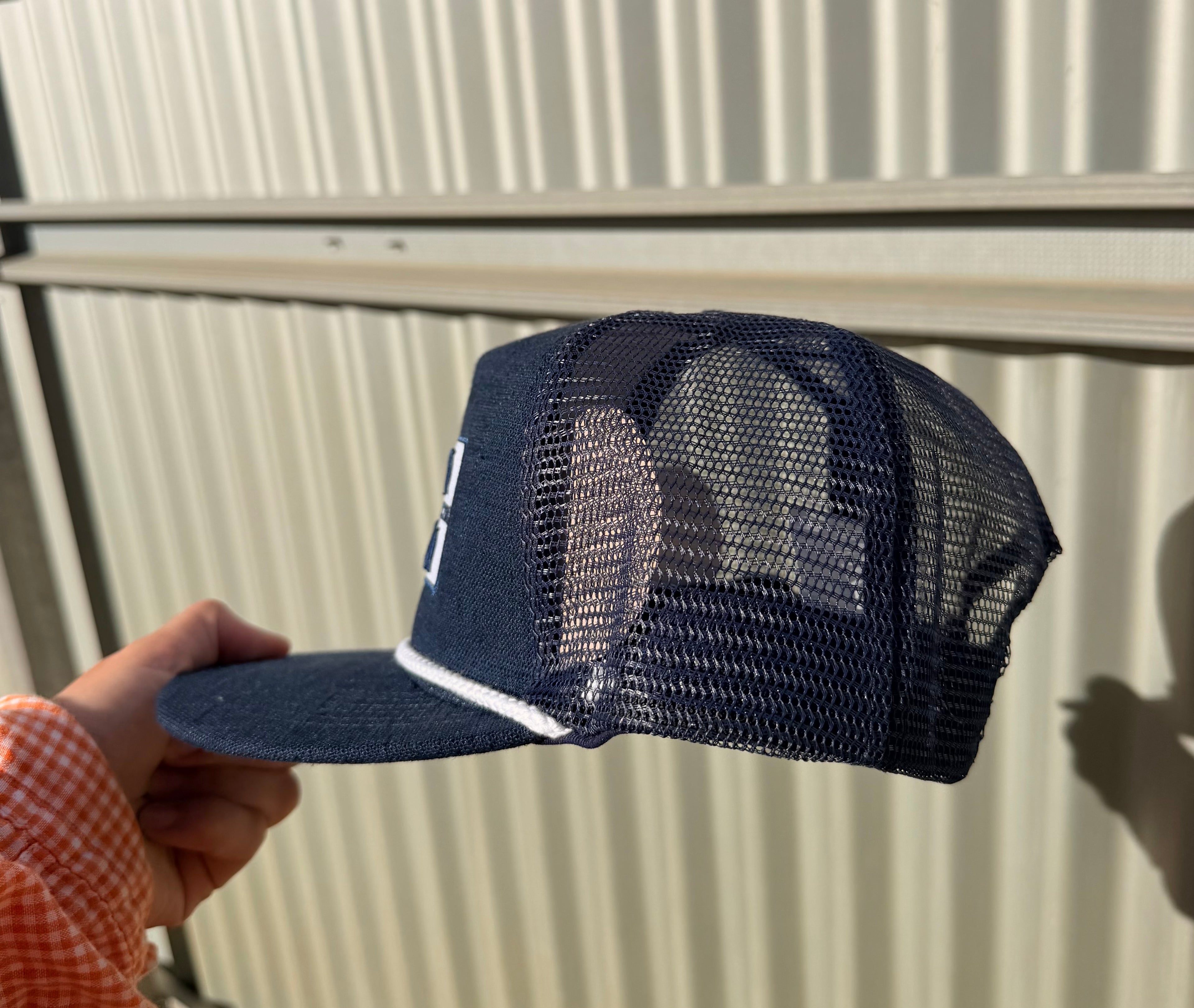 The riders hat