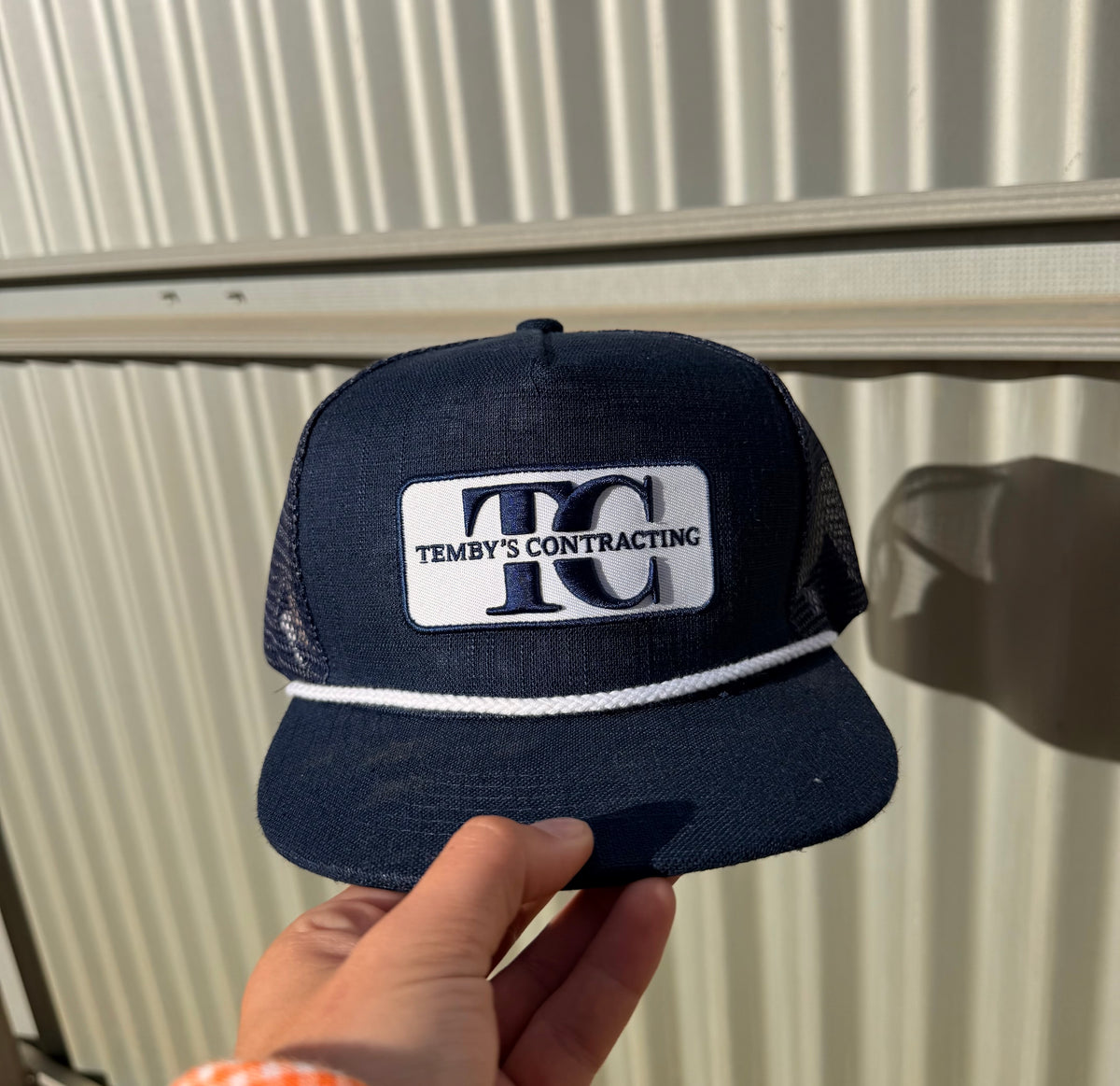 The riders hat